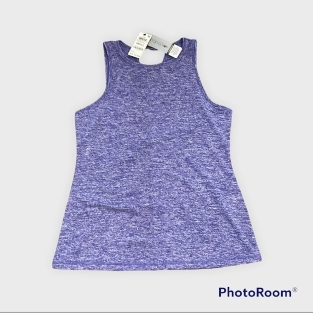 Ideology keyhole tank purple 145